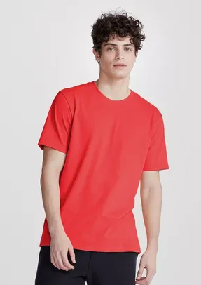 Camiseta Básica Unissex Mangas Curtas World - Vermelho