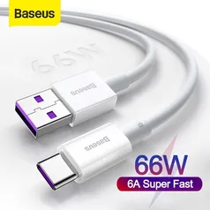 Cabo De Dados De Carregamento Rápido Baseus 66w Série Superior Para Tipo C