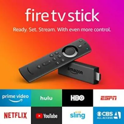 Fire TV Stick with Alexa Voice Remote - R$155