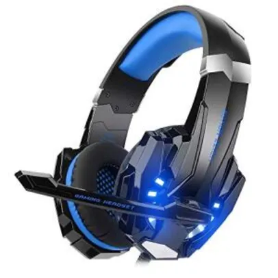 [Prime] CIC G9000 Fone de ouvido Gamer, Luz LED - Azul | R$ 165