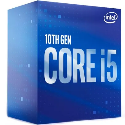 Processador Intel Core i5 10400 2.90GHz (4.30GHz Turbo), 10ª Geração, 6-Cores 12-Threads, LGA 1200