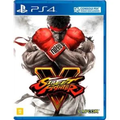 [Americanas] Game Street Fighter V BR - PS4 por R$ 135