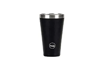 COPO TÉRMICO PARA CERVEJA MOKHA 473ML - Estilo Stanley Cor: PRETO