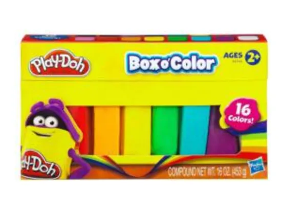 Saindo por R$ 19: Massinha Hasbro Play-Doh Refil Boxo’Color A2744 – 16 Cores | R$19 | Pelando