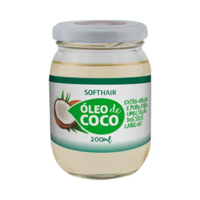 Óleo Soft Hair Coco Extra Virgem 200ml - R$20