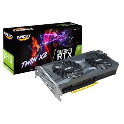 Placa de Vídeo INNO3D GeForce RTX 3060 Ti TWIN X2 LHR, 8GB, GDDR6, DLSS, Ray Tracing, N306T2-08D6-11