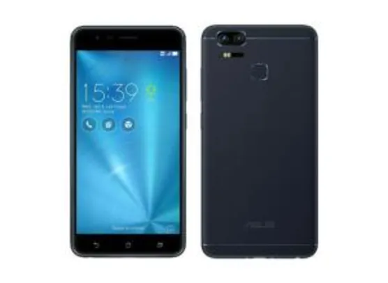 Zenfone 3 Zoom Preto Asus, com Tela de 5,5”, 4G, 128 GB e 2 Câmeras de 12 MP (À vista) - R$1707