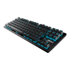 Teclado Mecânico Gamer Gamdias Hermes E2 Led Blue, Switch Red, ABNT2, HERMES E2 BLUE BR/RED