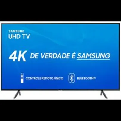 Smart TV 4K Samsung LED 65", UHD, HDMI, WiFi, USB, Bluetooth® - 65RU7100 | R$ 3399