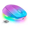 Imagem do produto Mouse Sem Fio Seenda Iwg Fgm02 Recarregável Azul Púrpura