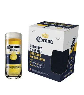 [cliente ouro] comprando 6 Kit Cerveja Corona Lager 4 Unidades 330ml com Copo