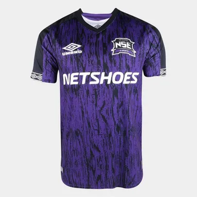 Camisa NSE Home 2020 s/n° Umbro Masculina - Preto+Roxo | R$ 85