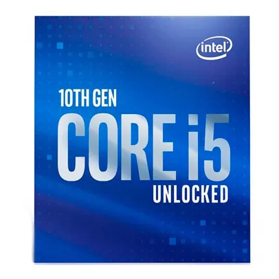 Processador Intel Core i5 10600KF 4.1GHz (4.8GHz Turbo), 10ª Geração, LGA 1200 | R$1.139