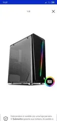 [CC SUB] Gabinete Gamer Pichau Easy Pe340 Lateral Vidro Temp Rgb