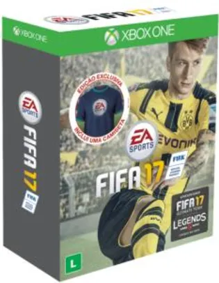 Fifa 17 + Camiseta - Edição Exclusiva - Xbox One - R$ 18