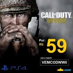 Jogo Call of Duty WWII- PS4