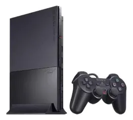 Videogame Playstation 2 Slim Standard Black Console | R$1.045