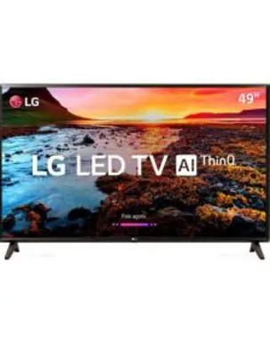 Smart TV LED 49" LG 49LK5700 Full HD com Conversor Digital 2 HDMI 1 USB Wi-Fi Webos 4.0 Quick Access 60Hz - Preta