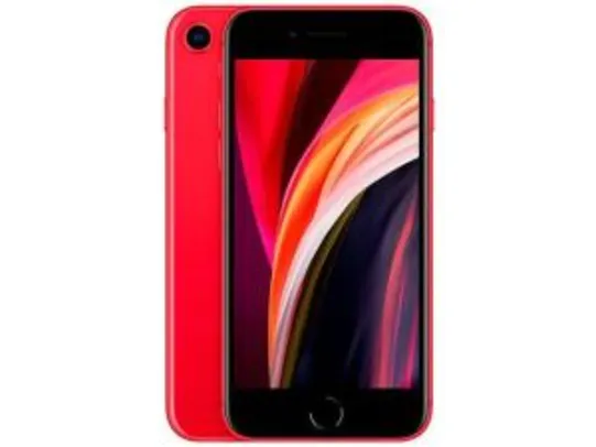 iPhone SE Apple 64GB (PRODUCT)RED 4,7” 12MP iOS | R$ 2231