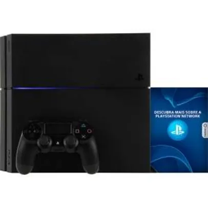 Americanas - Console PS4 500GB + 1 Controle Dualshock 4 (Fabricado no Brasil com 1 ano de garantia) - Sony