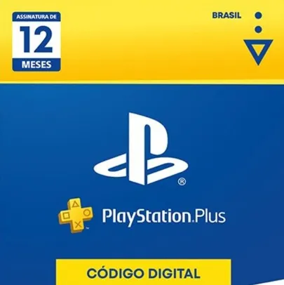 Gift card Playstation Plus 12 meses | R$118
