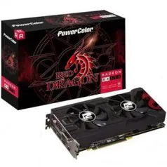 Placa de Vídeo Power Color Radeon RX 570 4GB AXRX 570 4GBD5-3DHDV2/OC - R$599