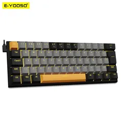 [Do Brasil] Teclado E-YOOSO Z11 Interruptor Vermelho