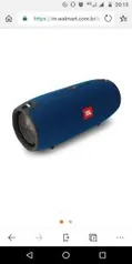 Caixa de Som Portátil JBL Box Xtreme Azul, 40W - com Bluetooth, Resistente a Água | R$776