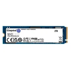 Ssd Kingston Nv2 2 Tb, M.2 2280 Pcie, Nvme, Leitura: 3500 Mb/S E Grava