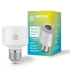 Smart Bocal Wi-Fi Positivo Casa Inteligent, Soquete E27, 100W, Branco, Bivolt - Compatível com Alexa