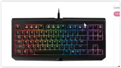 [Reembalado] Teclado Gamer Blackwidow Tournament Chroma - Razer | R$ 300