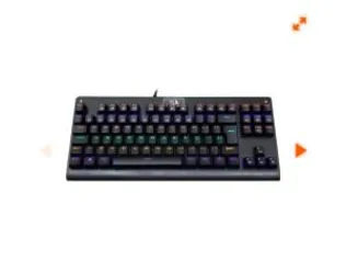 Teclado Mecânico Gamer Redragon Dark Avenger K568 Rainbow, Switch Red, ABNT2, Black | R$ 180