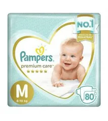 [APP] fralda Pampers premium care M 80 unidades