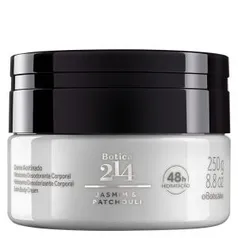 Creme Acetinado Desodorante Hidratante Corporal Botica 214 Jasmin & Patchouli, 250g | R$26