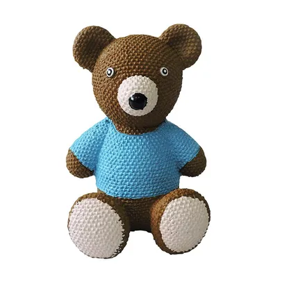 Brinquedo No Limit Crochet Latex Urso Marrom para Cães