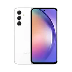 Smartphone Samsung Galaxy A54, 5G, 128GB, 8GB RAM, Octa Core, Câmera Tripla de 50MP, Tela Infinita de 6.4, Branco - SM-A546EZWLZTO