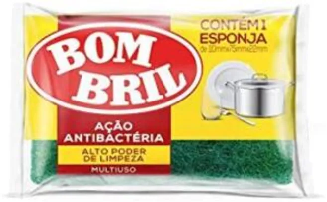 [PRIME] Esponja Multiuso Bombril - 1 unidade | R$1,06