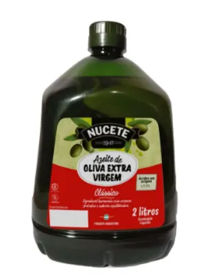 (R$ 29,97 500 ML) Azeite de Oliva Extra Virgem Clássico Nucete 2L