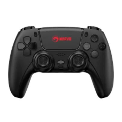 Controle de Video Gamer Sem Fio Marvo GT-90, Compatível Com PS4/PS3/Windows/IOS/Android, Black 