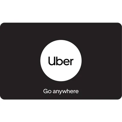 Gift Card Digital Uber R$ 100,00