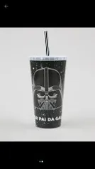 Copo Com Canudo Darth Vader "Melhor Pai Da Galáxia" - R$10