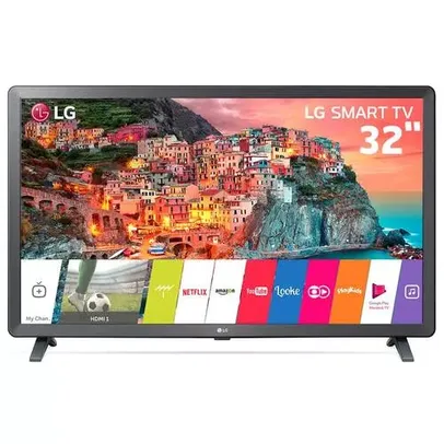 Smart TV LG 32'' LED HD USB HDMI Wi-fi Bluetooth HDR 10 ThinQ Ai Google Assis. Alexa 