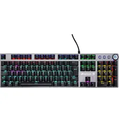 Teclado Mecânico Gamer Fortrek GPro K7, Rainbow, Switch KRGD Blue, ABNT2