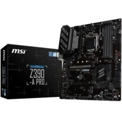 Placa-Mãe MSI Z390-A Pro, Intel LGA 1151, ATX, DDR4