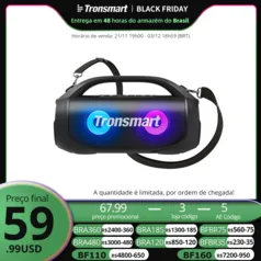 Alto-falante portátil poderoso Tronsmart Bang SE com Bluetooth 5.3, 