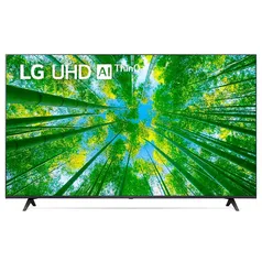 Smart TV LG 55 Polegadas LED 4K UHD, 3 HDMI, 2 USB, Wi-Fi, Bluetooth, HDR, NVIDIA GeForce Now, ThinQAI, Smart Magic, Google Alexa - 55UQ8050