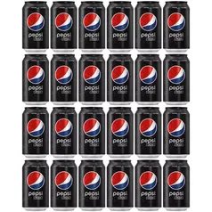 [CLIENTE VIP] Refrigerante Pepsi Zero Black Lata 350ml - 24 Unidades