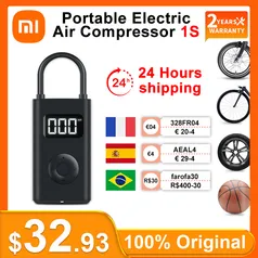 Compressor de Ar Portátil Xiaomi Mijia 1S