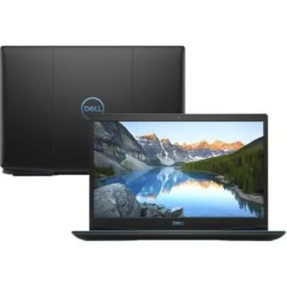 [CC Shoptime + 20%CASHBACK AME R$2746] Notebook Gamer Dell G3-3590-A10P I5 8GB (Geforce GTX1050 3GB) 1TB 15,6" Win10 - Preto | R$3432