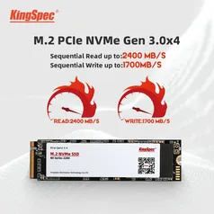 Ssd M.2 NVME Kingspec 512Gb Cupom (Novos Usuários) | R$ 283